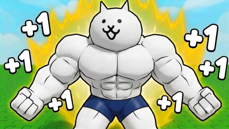 Official +1 Battle Cat Power Evolution artwork showing Battle Cats facing off